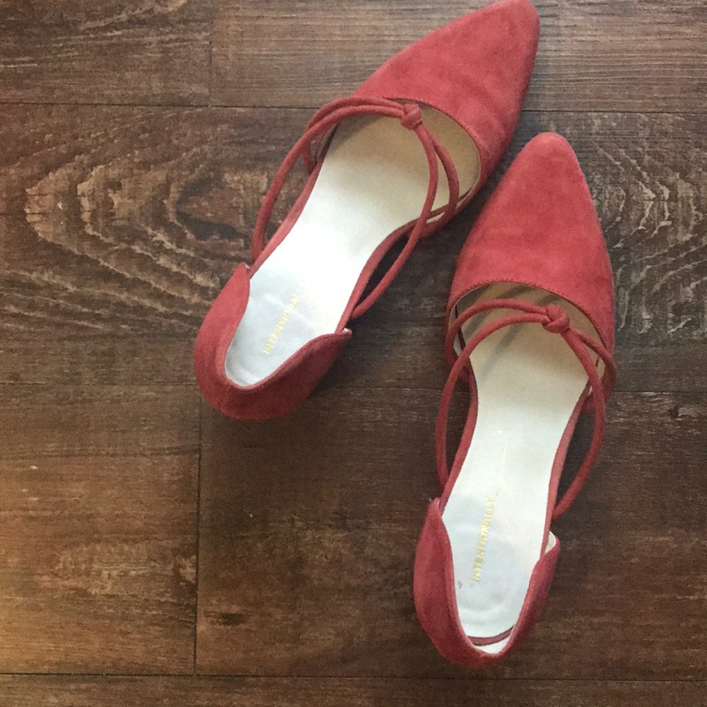 Intentionally Blank heels, rose